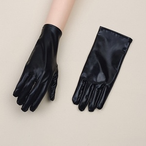 MIO Vente en gros pour femmes courtes couleur <span class=keywords><strong>or</strong></span> argent mariage mariée formelle opéra Performance gants mode poignet gants - Product Image 2