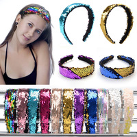 2024 populaire Style cheveux accessoires femmes filles bandeau de cheveux paillettes cheveux cerceau brillant paillettes bandeaux