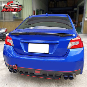 Alerón Trasero Estilo D2 para Subaru Impreza 12-16 WRX STI 15-21, Sin Pintar, Negro - Product Image 2