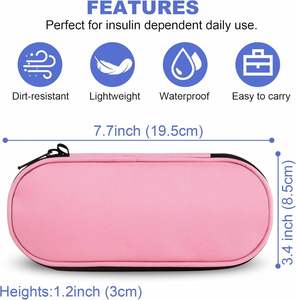 Insulin Pen Cooler Travel Case Ice Packs Diabetic Medication <b>Insulated</b> Cool Organizer,Insulin Pen and Other Diabetic Supplies - Product Image 3