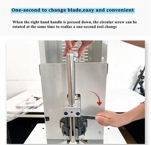 Máquina de corte de esquina redonda eléctrica de alta resistencia, de <span class=keywords><strong>libro</strong></span> para papel, tarjeta de PVC de aluminio con motor de núcleo y componentes PLC, para uso en libros, para uso en todo el mundo - Product Image 3