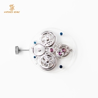 Maßgefertigte Automatische Mechanische Kaliber-Komplikationen mit Transparenter Hauptplatte, Saphirglas und Tourbillon-Uhrwerk von Herstellern