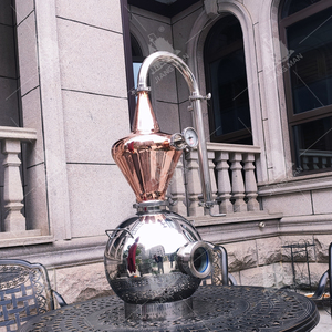 [JiangMan]-10L 15L 20L Experimento en el hogar Destilación Todavía Cobre Olla Destilería <span class=keywords><strong>de</strong></span> whisky Destilador <span class=keywords><strong>de</strong></span> aceite esencial - Product Image 3