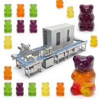 Productielijn voor multivitamine gummies met verticale koeltunnel voor een nutraceutische gummyfabriek