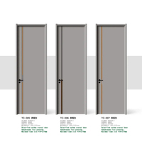 Porte composite insonorisée en cristal de carbone, peinture sans dégarnissage, structure stable pour chambre et salon