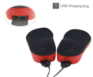 Semelles Chauffantes à Contrôle Intelligent, Batterie Rechargeable avec Affichage de Puissance, Semelles de Chaussures en Fibre de Carbone Connectées USB - Product Image 2