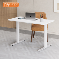 Bureau de travail électrique intelligent à hauteur réglable avec moteur unique, design moderne, structure en acier, assemblage rapide, usage commercial