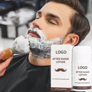 Etichetta pivato per la cura della barba biologica 50ML di barba da uomo ammorbidisce la crema idratante dopo la barba dopo la barba - Product Image 2