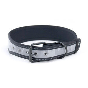 Collier pour animaux de compagnie en nylon réfléchissant robuste de haute qualité 5cm collier de chien <span class=keywords><strong>extra</strong></span> <span class=keywords><strong>large</strong></span> collier de grand chien avec boucle de ceinture - Product Image 1