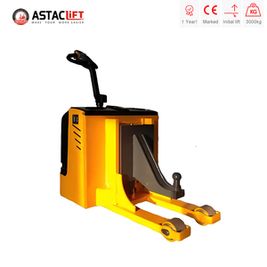 Chariot transpalette électrique avec plateforme, <span class=keywords><strong>tracteur</strong></span> de remorquage, chariot de manutention, batterie au plomb-acide, longueur de <span class=keywords><strong>fourche</strong></span> 1000 mm - Product Image 4