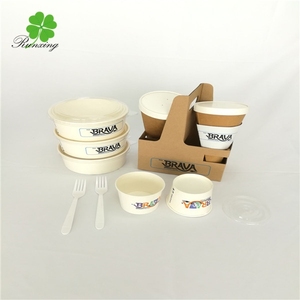 Dùng một lần takeout Túi giấy phong cách cổ điển làm bằng giấy kraft tùy chỉnh in túi xách tráng miệng - Product Image 3