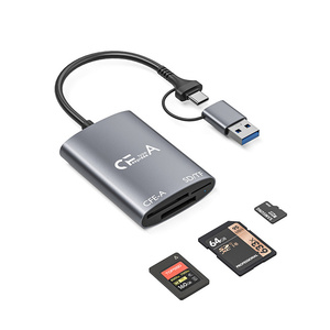 Lecteur de carte CFe Lecteur de carte <span class=keywords><strong>CFexpress</strong></span> Type A Type B Transfert haute vitesse Port USB Type-C pour appareils photo Sony MacBook <span class=keywords><strong>Pro</strong></span> Air 2023 - Product Image 6