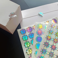Etiqueta adhesiva con logotipo de holograma personalizado Etiqueta adhesiva de holograma vacío de alta calidad para seguridad de embalaje