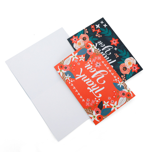 Carta Custom di lusso Texture goffratura stampa Uv buste piccole imprese personalizzate grazie biglietti di auguri <span class=keywords><strong>cartolina</strong></span> con logo - Product Image 4