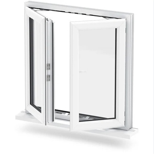 Nouveau produit <span class=keywords><strong>pour</strong></span> la <span class=keywords><strong>maison</strong></span> Fenêtre en verre <span class=keywords><strong>plastique</strong></span> blanc français Fenêtre à battant en PVC <span class=keywords><strong>pour</strong></span> la <span class=keywords><strong>maison</strong></span> - Product Image 1
