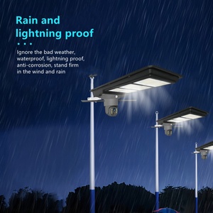 Ubox 900W 1000W 1200W 1500W All in One <b>Security</b> CCTV APP Control IP66 4g Home Garden Led Solar Street <b>Light</b> <b>with</b> <b>Cameras</b> Outdoor - Product Image 3