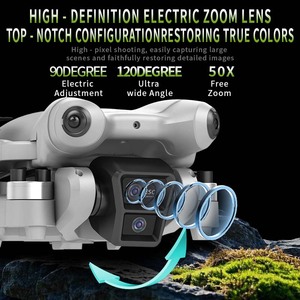 Drone professionnel de photographie aérienne S101 MAX, caméra double 4K, RC 5G WIFI, moteur brushless, évitement d'obstacles, écran, drone pour débutants - Product Image 6