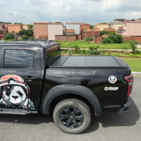 Couverture de benne électrique enroulable en aluminium pour pick-up Silverado, étanche, antivol, avec verrouillage 4 directions