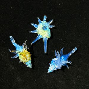 Handmade Imported Material Glass Imitation Conch <b>Shell</b> Pendant Glass Necklace Glass Gift Diy <b>Ornament</b> As Gift - Product Image 3