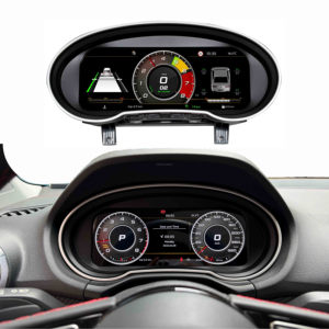 หน้าจอ LCD ขนาด 10.25 นิ้ว แสดงผลแบบ Virtual Cockpit ชุดหน้าปัดดิจิตอล สำหรับ Audi Q2 ปี 2016-2020 - Product Image 1