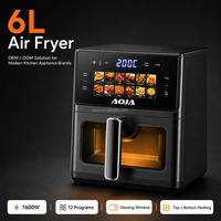Friteuse à air numérique intelligente électrique, sans huile, à circulation d'air chaud, cuisson saine sans huile pour la cuisine familiale, utilisation facile