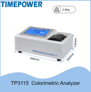 Büyük LCD masaüstü renkölçer doğrudan veri okuma Chroma algılama yüzey su laboratuvarı malzemeleri için basit tuş işlemi - Product Image 5