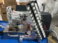 ST 008-13032PUT Nouveaux produits phares Machines à coudre industrielles multifonctionnelles avec coupe-fil automatique et multi-aiguilles