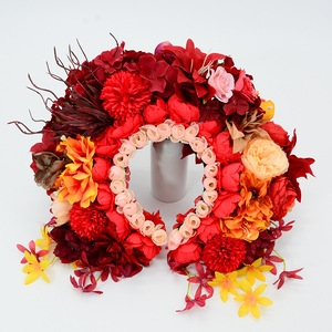 Diadema con Flores de Seda de 40cm de Ancho, Marca Dongchen Crafts, Modelo Y03, Accesorios para Fotografía de Bodas - Product Image 1