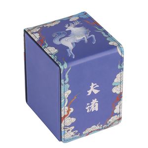 Plateau à dés magnétique FX avec cuir PU imperméable et durable, capacité de 120+ cartes, boîte de rangement pour jeux de société - Product Image 4