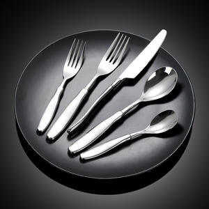 Customized 18 10 Stainless Steel Cutlery Set For Kids And Adults Food Grade Thickened Tableware <b>Knife</b> Fork Spoon Solid Color - Product Image 4