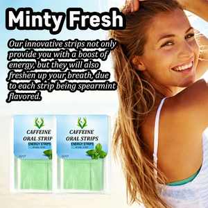 Tiras orales de cafeína ODM de venta caliente, sabor menta, suplemento dietético que aumenta la energía y promueve la fuerza muscular - Product Image 6