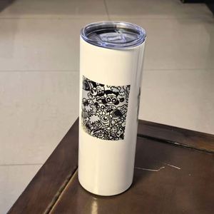 Print on Demand DIY Custom Color Printing 5D Printing Coated Straw Stainless Steel 20oz Sublimation Vacuum Insulated Cup - Product Image 6