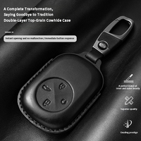 Étui pour clé Chery Fengyun T9 / Housse de télécommande en cuir de qualité supérieure, résistant aux rayures et durable, porte-clés/coque pour homme