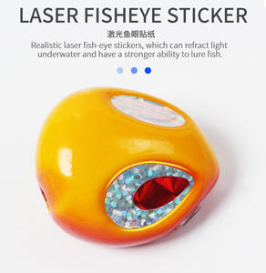 TEASER Lumineux Kabura Slide Jig Rond Plomb Vivaneau Mérou Daurade Tête De Pêche Vitesse En Métal Leurres <span class=keywords><strong>Inchiku</strong></span> Jigs - Product Image 4