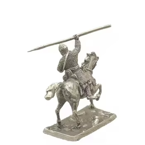 Retrò Cavalleria Spagnola Samurai Rame Ornamenti per il Modello Fatta a Mano Giocattolo da tavolo Chessmen in Metallo Artigianato - Product Image 4