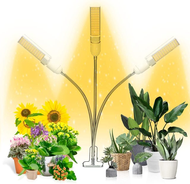 Gardening Dimmable Led Light Indoor Plant Growing Lamps Horticulture Hydroponic Bloom Aluminum 68W Greenhouse Grow Lights
