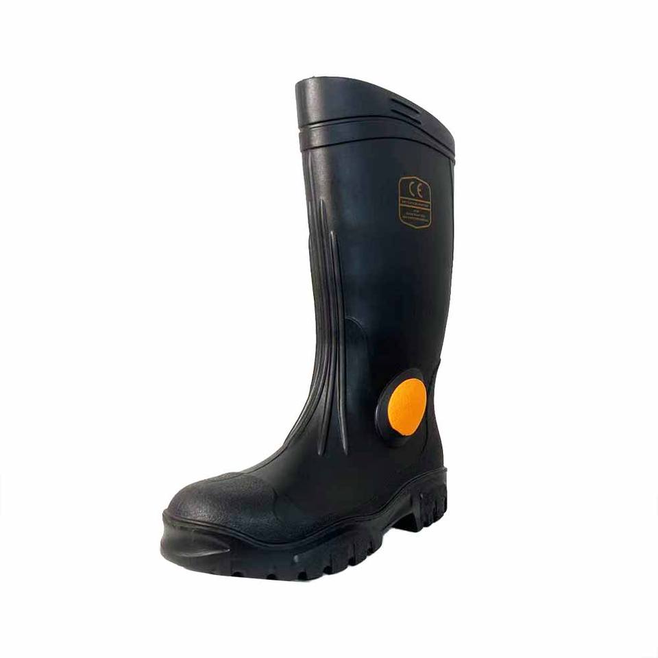 VITOSAFE Unisex Worker Safety Knee-High Rain Boots Steel Toe Puncture ...