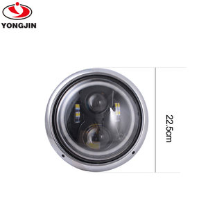 Negro LED faro Hi/Lo haz para K-awasaki Vulcano 1700 de 1600 de <span class=keywords><strong>la</strong></span> vivienda - Product Image 4