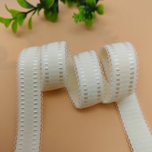 Fashion Design Soft Spandex/Nylon <b>Elastic</b> Webbing Factory Customized Picot Underwear <b>Elastic</b> Bra Solid Color Lingerie Straps - Product Image 2
