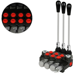 Van điều khiển hướng thủy lực monoblock 2 cuộn 11 cổng SAE GPM cho máy nông nghiệp - Product Image 3