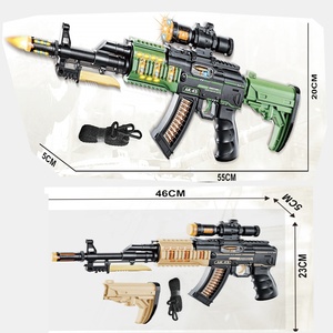 55CM nuova pistola giocattolo elettrica AK47; Pistola a vibrazione luce sonora <span class=keywords><strong>per</strong></span> <span class=keywords><strong>bambini</strong></span> giocattolo; Pistola a batteria giocattolo con luce e suono; <span class=keywords><strong>Bambini</strong></span> che sparano - Product Image 4