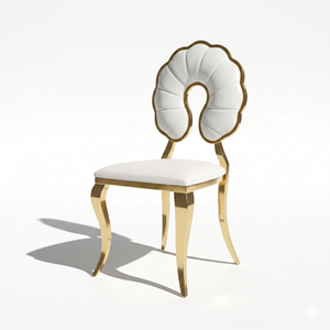Asientos Acolchados <span class=keywords><strong>de</strong></span> Vinilo Duradero para Salones <span class=keywords><strong>de</strong></span> Ceremonias, Bailes y Eventos <span class=keywords><strong>de</strong></span> Lujo, <span class=keywords><strong>Sillas</strong></span> <span class=keywords><strong>de</strong></span> Boda <span class=keywords><strong>de</strong></span> Acero Inoxidable - Product Image 6