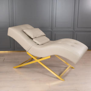 เตียงเสริมสวยปรับระดับได้แบบโค้งพร้อมเก้าอี้พักผ่อนสำหรับร้านเสริมสวย สปา นวด ต่อขนตาและคิ้ว ใช้ได้ในห้องออกกำลังกายและห้องนอน - Product Image 4