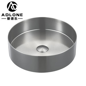 Lavabo de salle de bains rectangulaire Style Superior Lavabo de salle de bains fait à la main Évier de salle de bains Évier en acier inoxydable - Product Image 5