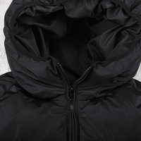 Veste matelassée d'hiver de haute qualité avec logo brodé personnalisé, manteau en duvet uni pour homme, streetwear