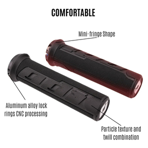 Poignées de guidon de vélo <span class=keywords><strong>ODI</strong></span> Grips RG98 Lock, antidérapantes, en caoutchouc, pour <span class=keywords><strong>VTT</strong></span> DH, amortissantes, pour tout-terrain, BMX - Product Image 3