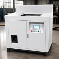 Presse à briquetage de copeaux métalliques modèle 70 200 hydraulique 5,5KW 15KW 1000KN 1600KN avec PLC et refroidissement par air pour cuivre, aluminium, fer