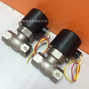 Vanne solénoïde à haute température et haute pression anti-explosion de 2 L, normalement ouverte, vanne solénoïde à piston à vapeur - Product Image 2