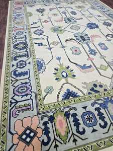 Alfombras de lana hechas a mano patrón abstracto anudado disponibles en tamaños 8x10 9x12 10x14 6x9 y 6x9 pies personalizados - Product Image 3