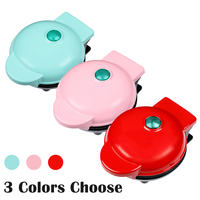 Machine à gaufres électrique mini 110v&220v Appareil de cuisine pour enfants Petit déjeuner Dessert Pot Petits œufs frits Gaufrier